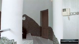 beautiful blonde with blue eyes fucked on the couch