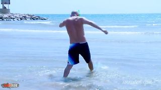 Hot latina MILF Julia Gomez gets her ass fucked hard in the woods