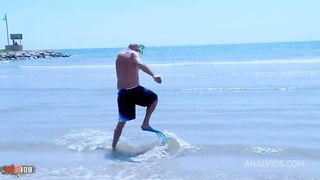 Hot latina MILF Julia Gomez gets her ass fucked hard in the woods