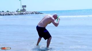 Hot latina MILF Julia Gomez gets her ass fucked hard in the woods