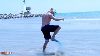 Hot latina MILF Julia Gomez gets her ass fucked hard in the woods