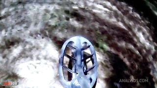 Anal fucking in the woods with young spanish babe Livia Teen