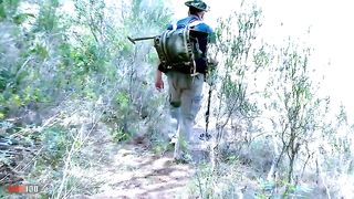 Anal fucking in the woods with young spanish babe Livia Teen