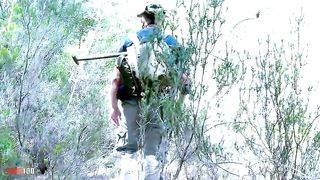 Anal fucking in the woods with young spanish babe Livia Teen