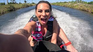 BIG ASS LATINA TAKES A RIDE ON A DICK AND A JET SKI - ESSIE - BRIAN O MALLY -