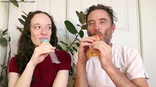 CANDID BTS ICE POP SNACK WITH HANK