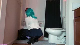 SCHOOL GIRL BULMA PEEING [VOYEUR] SAGE ELDRITCH
