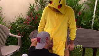 2077 JESS FUCKED RAW OPUTDOOR BY HS FRIEND DESSED IN POKEMON