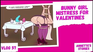 VANILLA ENDING. BUNNY GIRL MISTRESS FOR VALENTINES 【F4M】ROLEPLAY - AUDIO HENTAI - ASMR