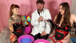 DOCTOR PUTS THE NURSES GUNGE SKILLS TO THE TEST