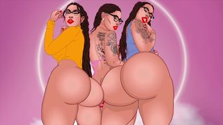 big booty Gigi is back again showing off her ball draining ass cheeks and that beautiful smile.