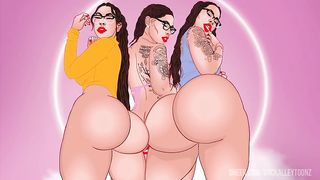 big booty Gigi is back again showing off her ball draining ass cheeks and that beautiful smile.