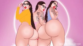 big booty Gigi is back again showing off her ball draining ass cheeks and that beautiful smile.