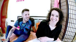 First Spanish cock in Lyne Mary's tight little ass