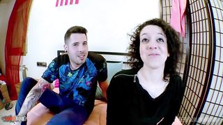 First Spanish cock in Lyne Mary's tight little ass