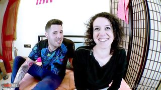 First Spanish cock in Lyne Mary's tight little ass