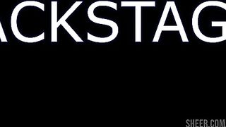 Backstage Student girl Pretty Mary gets fucked in the ass by an adult man