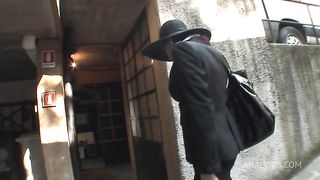 Crazy redhead shemale sharing love with her boy.