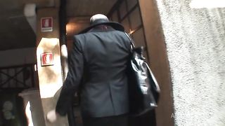 Crazy redhead shemale sharing love with her boy.