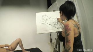 art is always expression of sexuality, and she knows it.