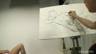 art is always expression of sexuality, and she knows it.