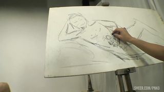 art is always expression of sexuality, and she knows it.