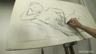 art is always expression of sexuality, and she knows it.