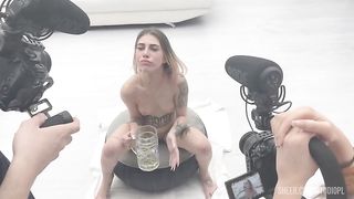 Bts part 2 from (Wet) Dalila Dark, 12 loads, Cum in Mouth, Bukkake, 5on1, BBC, Pee drink, DP, DAP, Swallow
