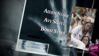 Bobbi is having a little trouble experiencing orgasm, so she turns to the sexy ladies at 'Lesbian Hospital' for help.