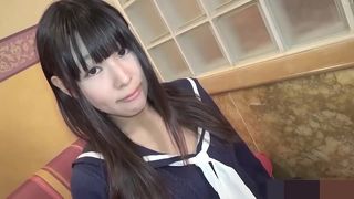 JAPANESE BLACK-HAIRED BEAUTY. SLENDER AMATEUR, UNIFORM COSPLAY, BLOWJOB AND CREAMPIE SEX. UNCENSORED, HENTAI