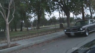 Elena Heiress Pinches Her Nipples As Her Partner Cums On Her Big Tits