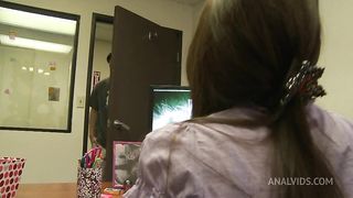 Kaci Star Gets A Load On Her Butt Cheek After Anal
