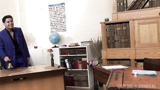 Lesbians Aletta Ocean And Amanda Bleack Fuck After Their College Lit Class