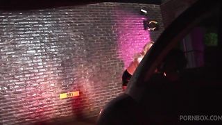 Busty Carly Fucks In Fishnets And Lingerie