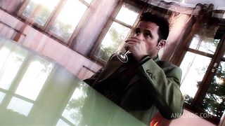 Cherry Jul And Regina Ice Get Fucked In Their Asses By A Pair Of Dudes