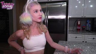 BRATTY EMMA ROSIE SHARES BEDTIME WITH STEPDAD BEFORE CUM IN HER PUSSY