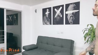 Sexy tranny Latin girl fucking with her neighbor