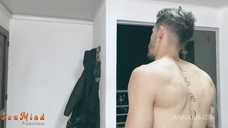 Sexy tranny Latin girl fucking with her neighbor