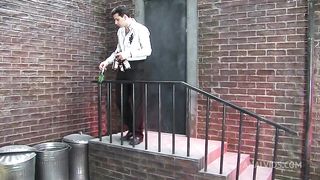 Carmel Moore And Karlie Simon Stack Their Pussies So He Can Fuck Them Both