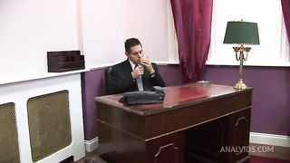 Secretary Takes Dictation From Her Boss Right Up Her Ass