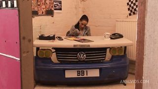 Two Dolled Up Ladies Get Their Assholes Fucked
