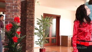 Kate Gold Swallows After Having Her Ass And Pussy Fucked Dp Style