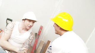 Paige And Katie Fuck The Construction Workers