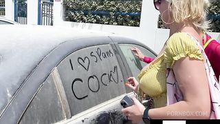 2 Busty British Loving a Spanish Cock in Ibiza