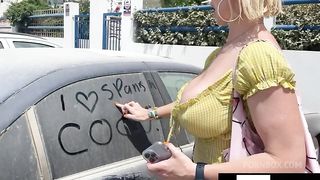 2 Busty British Loving a Spanish Cock in Ibiza