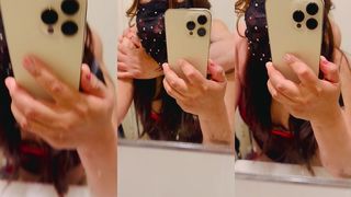 MY HUSBAND FUCK ME IN FRONT OF THE MIRROR