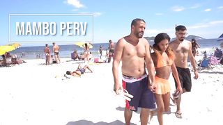 Karina Rose picked at the beach, then fucked by 3 big cocks ( DP, anal, slim girl, ATM, 3on1, gapes, exotic ) OB137