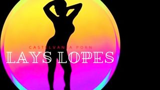 Brazilian soap opera actress sucking her own breasts and anal plug