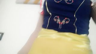 giantess angry spitting Snowhite vore you