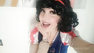 giantess angry spitting Snowhite vore you